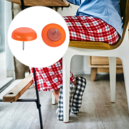 50 Unidades Pés De Móveis Base Antiderrapante Para Tachas 1