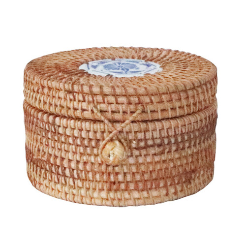 De Armazenamento Rattan Trançado Para 2