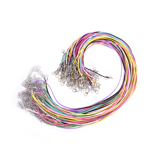 Conjunto De Acessórios Para Artesanais 2 Mm Com Cordão E Fecho
