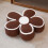 Plush Flower Cushion Pillow Soft And Comfortable-brick red 7