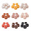 Plush Flower Cushion Pillow Soft And Comfortable-brick red 2