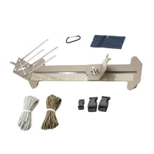 Paracord-armbanden Jig roestvrijstalen vlechtgereedschap-Khaki