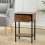 Living And Home Industrial Side Table with Drawer for Living Room 1