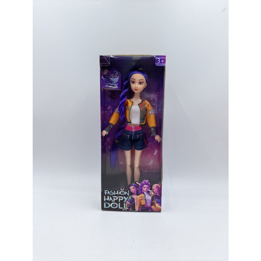 (1PCS - Rumi) Cosplay Kpop Demon Hunters Dolls Moveable Joint Collectible Figure