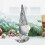 Festival Sequined Skiing Gnomes Plush Dolls Table Decoration for 4