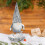 Festival Sequined Skiing Gnomes Plush Dolls Table Decoration for 6