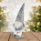 Festival Sequined Skiing Gnomes Plush Dolls Table Decoration for 5