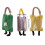 Versatile Cartoon Tie Tissue Container Easy to Use-Light Yellow 4
