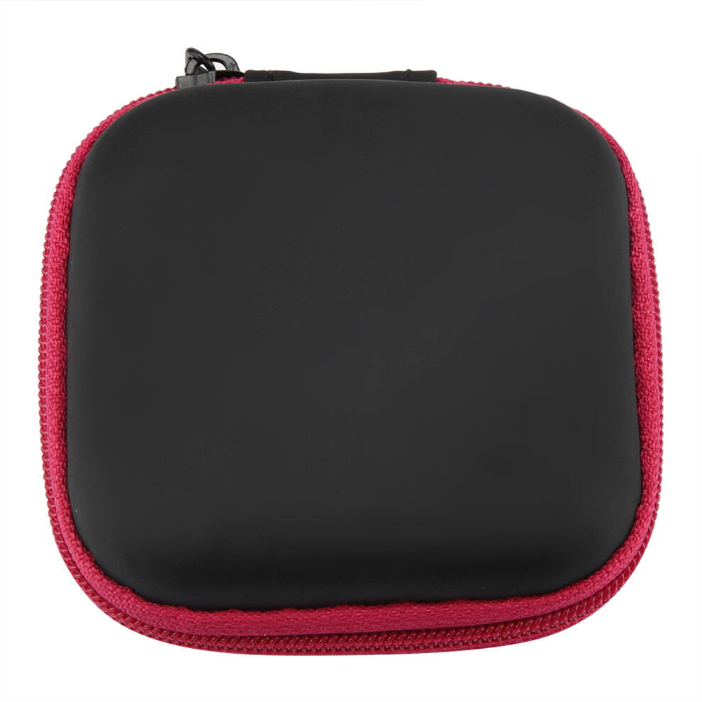 Hard Shell Foam Earphone Case, Versatile Storage Solution With Easy To Carry Design, Ideal For Digital Gadgets And Everyday Essentials (Red) Red 9060116105328