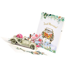 Unique 3D Popup Card for Valentine's Day Handmade Greeting Card