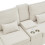 4-Seater Sofa with Storage Console &USB-C Charging 7