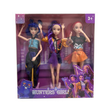 (3PCS/SET) Cosplay Kpop Demon Hunters Dolls Moveable Joint Collectible Figure