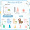 30Pieces Knitting Needle Stoppers Point Protectors Knitting 3