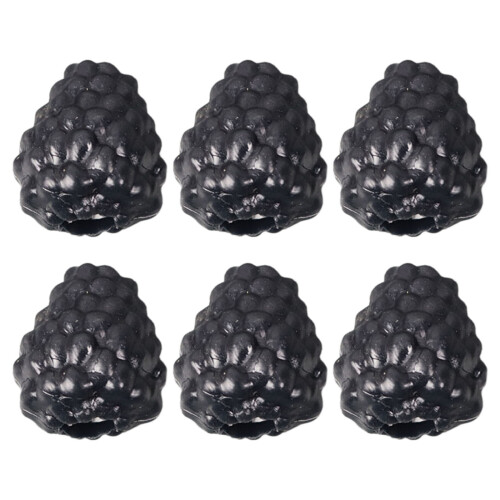 Artificial Raspberries Simulations Fruit Set Fake Fruit-Black