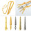 Bolo Tie Replacement End Caps Durablity DIY-Golden round head 4