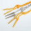 Professional Uniform Epaulet Braid Uniform-pointed yellow 6