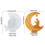 Moon Shape Candlestick Molds for DIY CraftCandle Holder Tealight 3