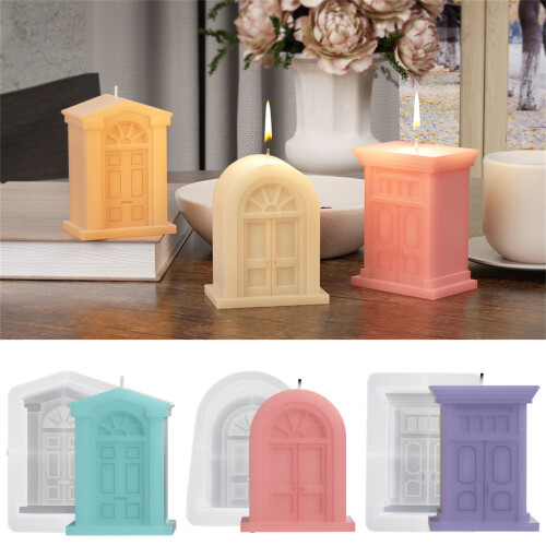 Silicone Mould House Shape Castings Mould Handmade Scented-2 2