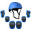 Helmzubehör 7 in 1 Helm und, Blau 1