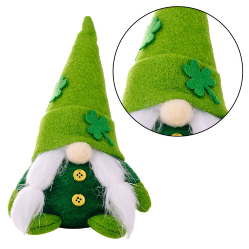 Handmade Gnome Decorations for Patrick Day Present-Womens model