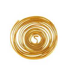 Handmade Button Fabric Strips, 0.19in Width Colorful-red gold