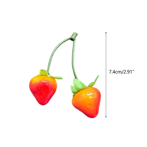 Artificial Strawberry Fake Fruit Natural Appearance Realistic 2
