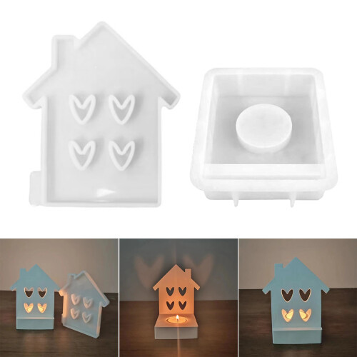 Candle Holder Mold with Base for Making Candle Holder-A 2