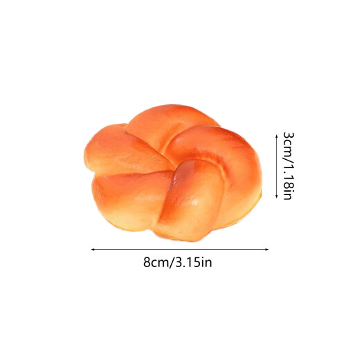 Realistic Hamburger Artificial Dessert Toy Food-Conch bread 1