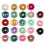 Handmade Cloth Button Making, 1.8Meter/Roll-Green 2