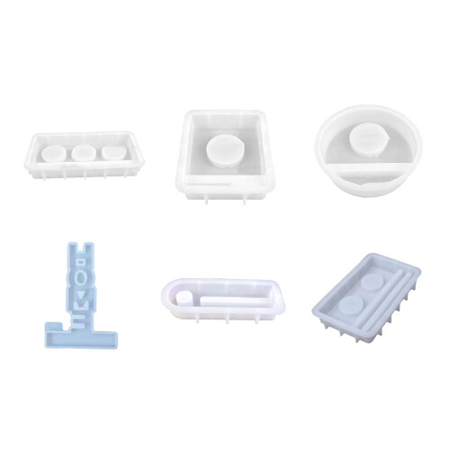Candle Holder Mould Handmade Candlesticks Silicone Molds-  6 1