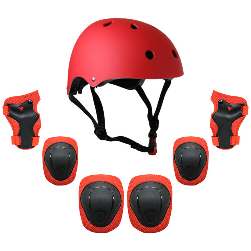 Helmzubehör 7 in 1 Helm und, Rot