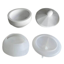Jewelry Box Silicone Molds Round Storage Box with Lid Resins-L