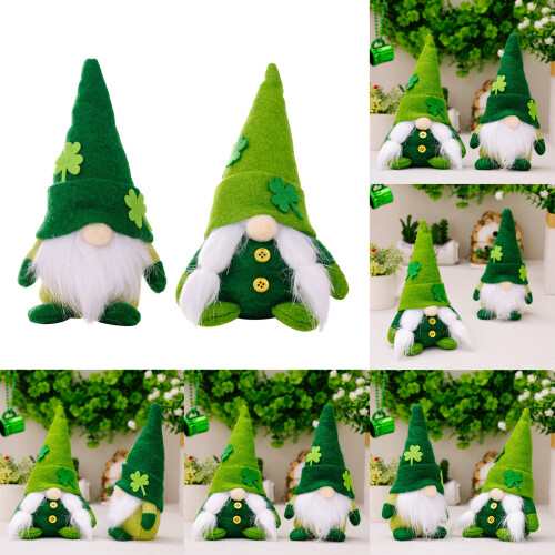 Handmade Ornament, Handmade Gnome Patrick Day Gift-Mens style 2