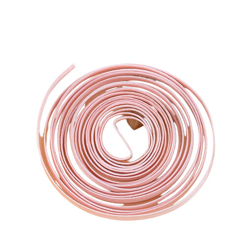 Handmade Button Fabric Strips 1.8Meter/Roll-shrimp powder