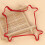 Handmade Button Fabric Strips 1.8Meter/Roll-shrimp powder 7