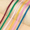Handmade Button Fabric Strips for Handmade Chinese Knot-Pink 5