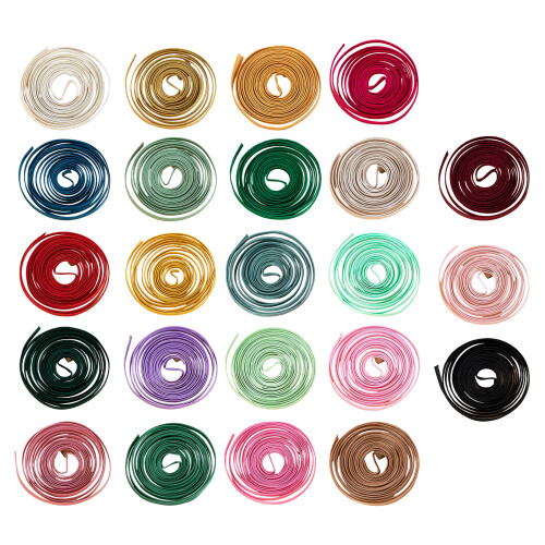 Handmade Button Fabric Strips for Handmade Chinese Knot-Pink 1