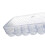Clear Plastic Egg Container, Refrigerator Egg Organizer For Space-Efficient Storage, Stackable Egg Storage Box With Curved Handle For Ergonomic Use, C 8