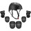 Helmzubehör 7 in 1 Helm und, Schwarz 1