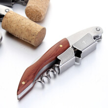 Elegant Heavy Duty Wine Opener, Silent Grooved Worm, For Seamless Cork Extraction