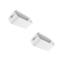 (white) 2pcs Hanging Bed Organizer Premium Detachable Easy Installation PP