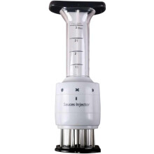 2 in 1 Meat Tenderizer and Marinade Injector, Stainless Steel Meat Injector with Ul-tra Acute Needle, Professional Kitchen Tool for Beef Chicken Pork
