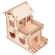 Small Animal Schuilplaats Houten Hut Voor Dwerghamster Muizen