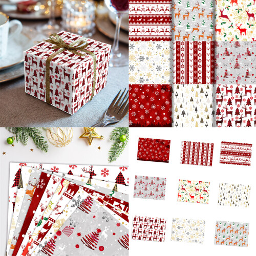Benutzerfreundliches Weihnachtsdekorpapier mit-Stil C 2