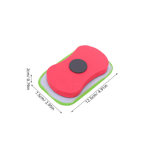 10Pièces Petits Effaceurs Rouge Avec Tissu Lavable 1