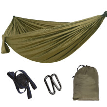 Outdoor-Abenteuer-Camping-Hängematte, kippsichere Nylon-Hängematte für ultimativen Komfort in der Natur, atmungsaktives Material mit hoher