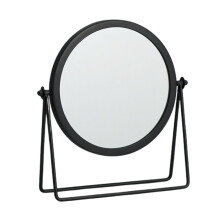 Specchio da trucco professionale, riflesso cristallino, specchio ingranditore a doppia faccia con luminosità regolabile e illuminazione integrata,