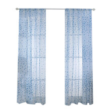 Transparente gardinpaneler for vinduer, transparent polyesterstoff med dekorativt lysfiltrerende design, elegante vindusbehandlinger for soverom, stue