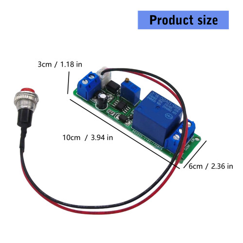 Multipurpose Delay Relays Module Rotatable Potentiometer 2