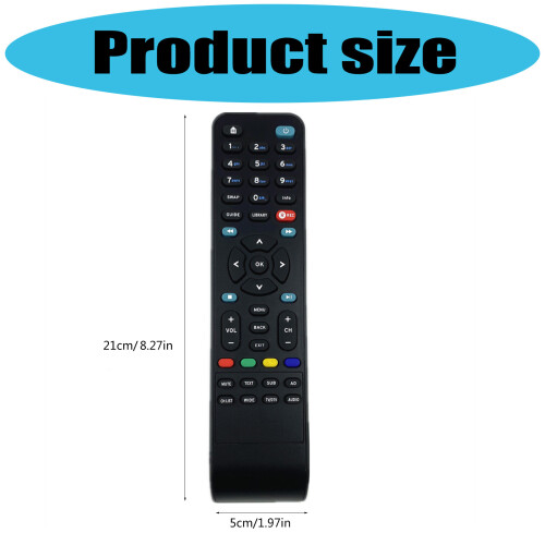 Drop Resistant Universal Remote Control Plastic Construction 2